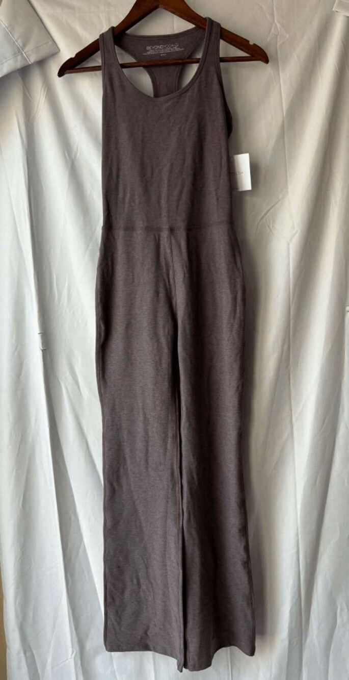 Beyond Yoga Spacedye All Around Jumpsuit in Truffle Womens Size Small